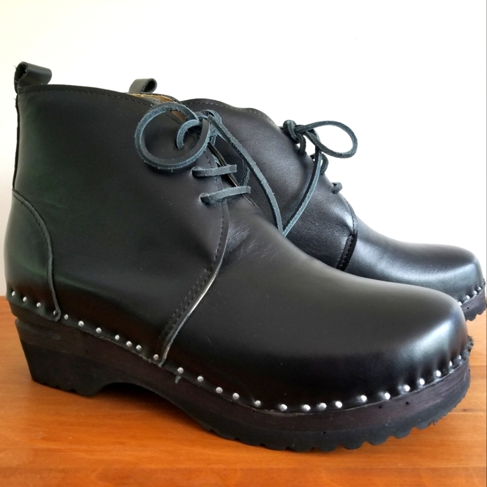 New Troentorp Morris clog boot size 39 (8.5 / 9) black